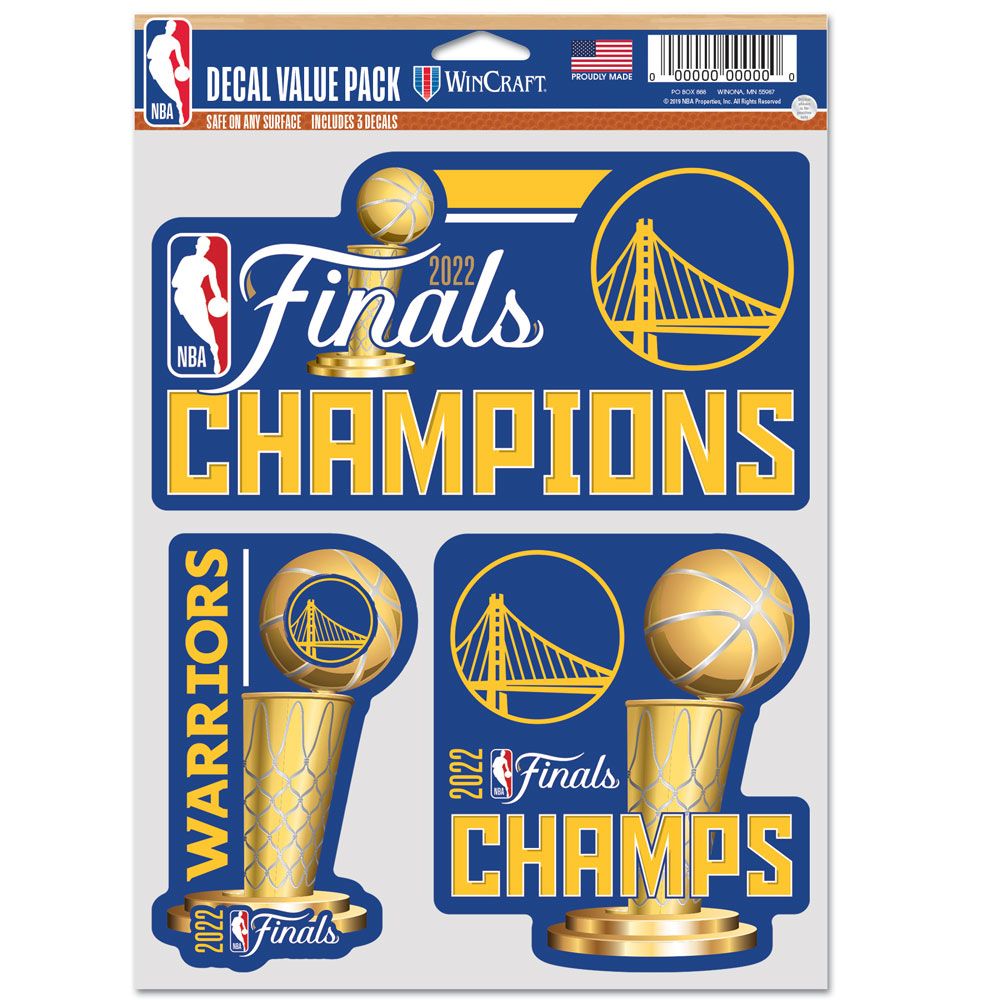 Golden State Warriors: 2022 7X Champions Logo - Officially Licensed NBA  Removable Adhesive Decal