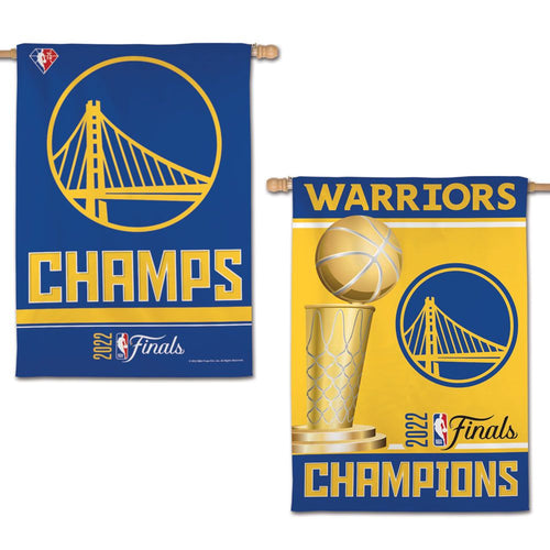 Golden State Warriors 2022 NBA Champions Double Sided Flag - 28