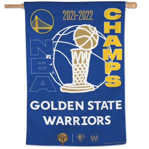 Golden State Warriors 2021/22 NBA Champions Flag - 28"x40"