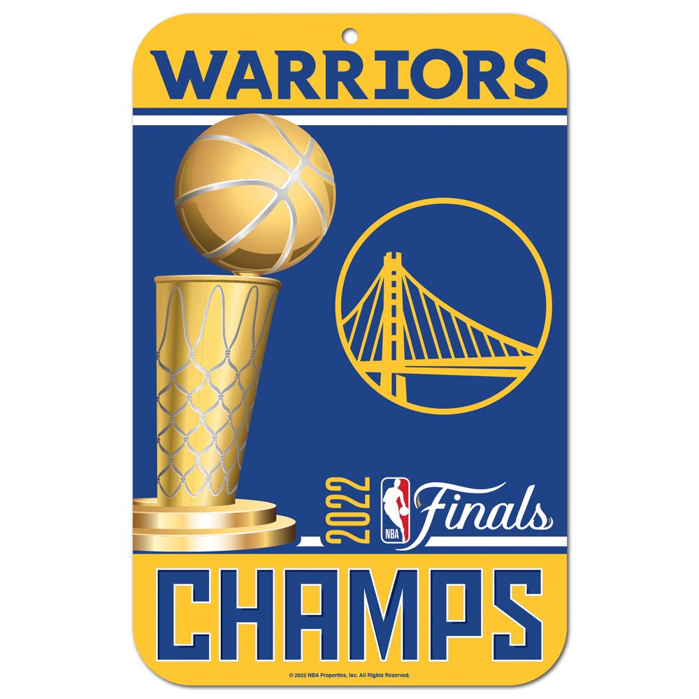 Golden State Warriors 2022 NBA Champions Sign - 11'' x 17''