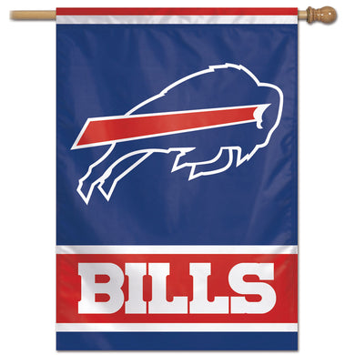 Buffalo Bills Wordmark Vertical Flag - 28