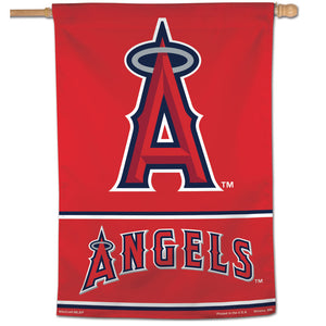 Los Angeles Angels Wordmark Vertical Flag - 28"x40"                                                                    