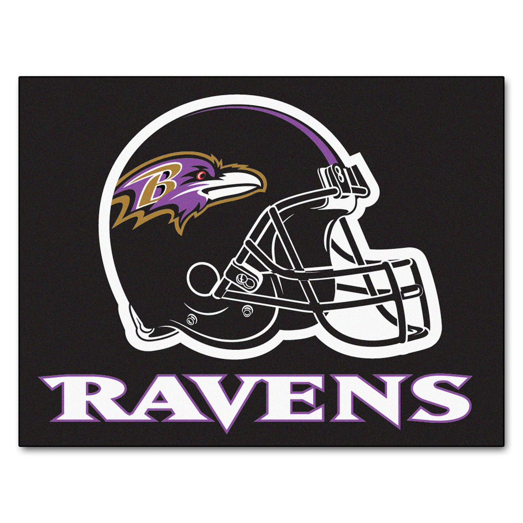 Baltimore Ravens All Star Fan Mat, NFL Floor Mat