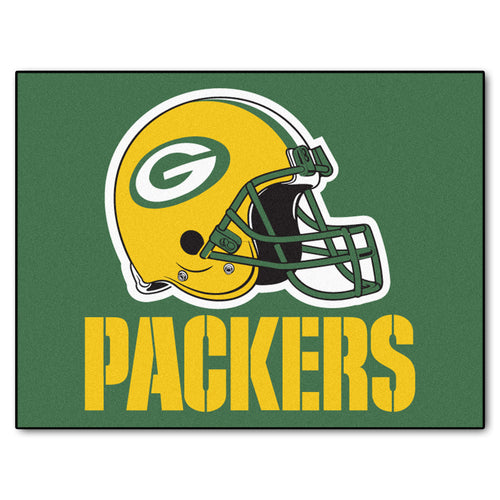 Green Bay Packers All Star Fan Mat, NFL Floor Mat