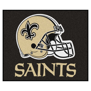 New Orleans Saints Tailgating Mat, Saints Area Rug