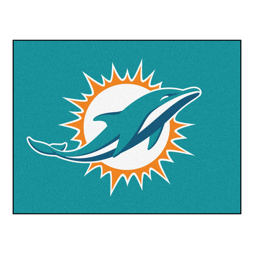 Miami Dolphins All Star Fan Mat, NFL Floor Mat