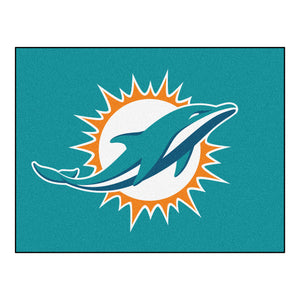 Miami Dolphins All Star Fan Mat, NFL Floor Mat