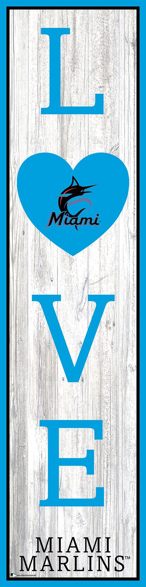 Miami Marlins Love Door Leaner  6