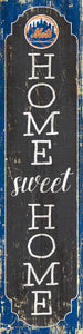 New York Mets Home Sweet Home Door Leaner  6"x24"