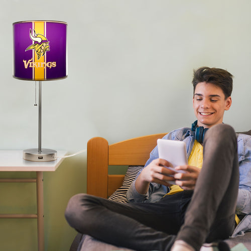 Minnesota Vikings Chrome Lamp