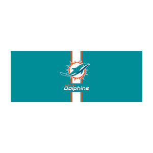 Miami Dolphins Chrome Lamp