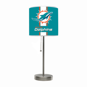 Miami Dolphins Chrome Lamp