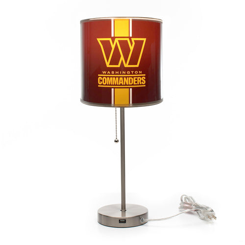 Washington Commanders Chrome Lamp