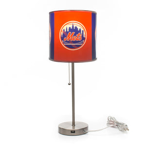 New York Mets Chrome Lamp