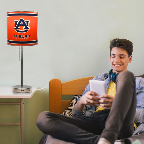 Auburn Tigers Chrome Lamp