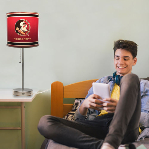 Florida State Seminoles Chrome Lamp