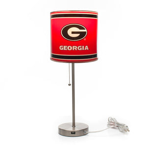 Georgia Bulldogs Chrome Lamp