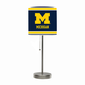 Michigan Wolverines Chrome Lamp