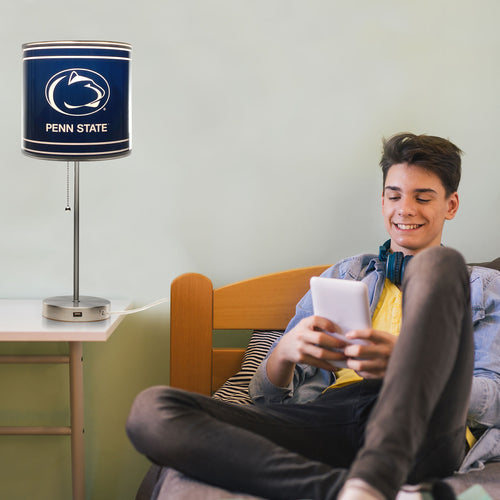 Penn State Nittany Lions Chrome Lamp