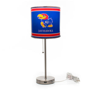 Kansas Jayhawks Chrome Lamp