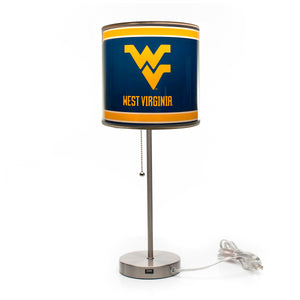 West Virginia Mountaineers Chrome Lamp