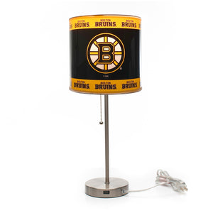 Boston Bruins Chrome Lamp