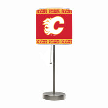 Calgary Flames Chrome Lamp