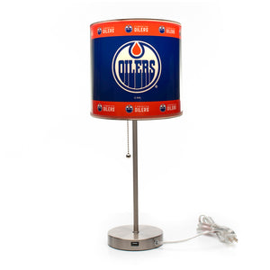 Edmonton Oilers Chrome Lamp