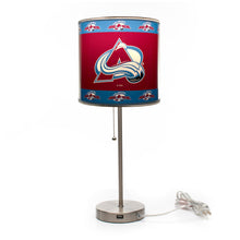 Colorado Avalanche Chrome Lamp