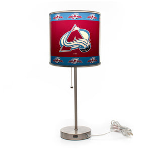 Colorado Avalanche Chrome Lamp