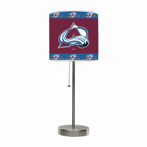Colorado Avalanche Chrome Lamp