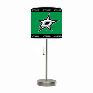Dallas Stars Chrome Lamp