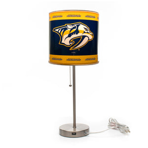 Nashville Predators Chrome Lamp