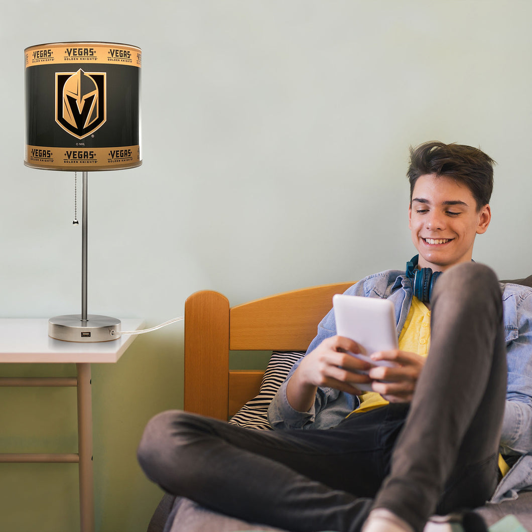 Vegas Golden Knights Chrome Lamp