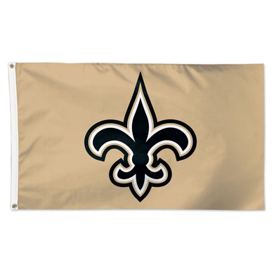 New Orleans Saints Gold Deluxe Flag - 3'x5'