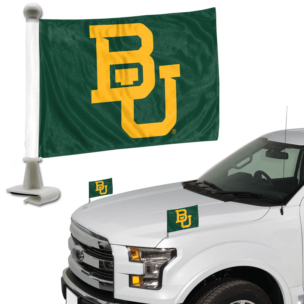 Baylor Bears Team Ambassador Car Flags Set of 2
