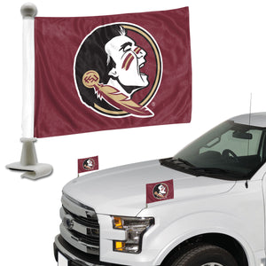 Florida State Seminoles Team Ambassador Car Flags Set of 2
