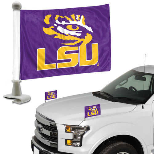 LSU Tigers Team Ambassador Car Flags Set of 2