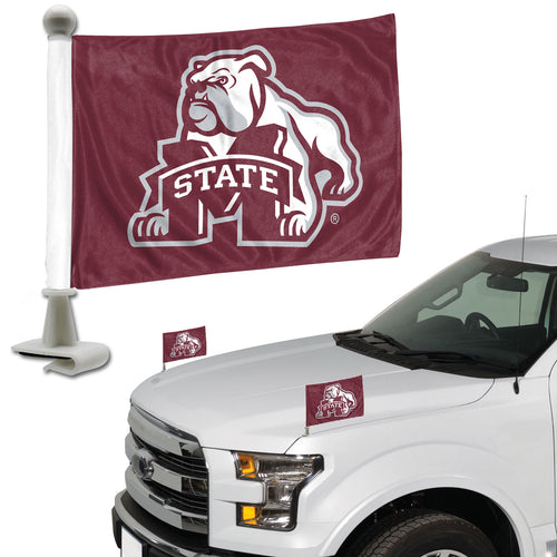 Mississippi State Bulldogs Team Ambassador Car Flags Set of 2