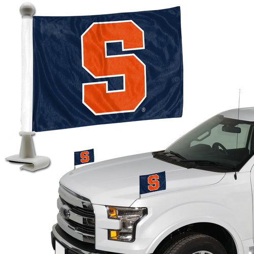 Syracuse Orange Team Ambassador Car Flags Set of 2