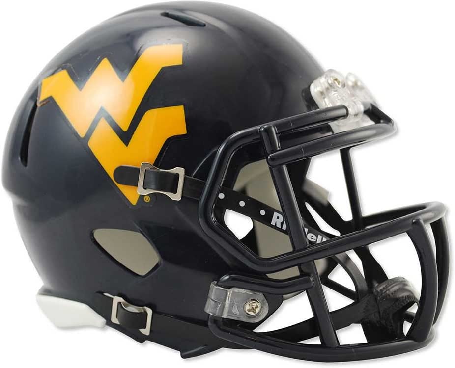 Riddell West Virginia Mountaineers Satin Speed Mini Helmet Riddell West Virginia Mountaineers Satin Speed Mini Helmet