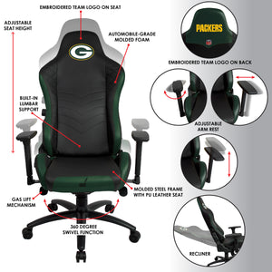 Green Bay Packers Pro Series Gaming Chair