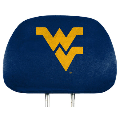 West Virginia Mountaineers Team Color Headrest Covers