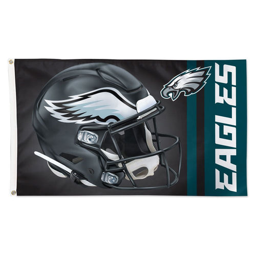 Miami Dolphins Helmet Wordmark Deluxe Flag - 3'x5' – Sports Fanz