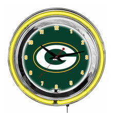 Green Bay Packers Neon Clock - 14"