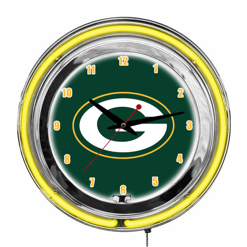 Green Bay Packers Neon Clock - 14