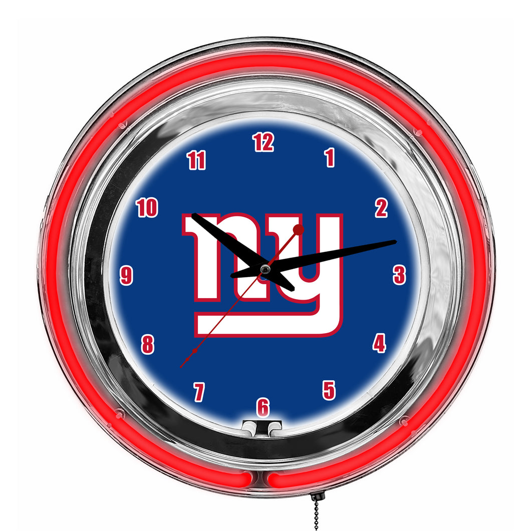 New York Giants Neon Clock - 14