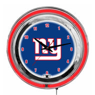 New York Giants Neon Clock - 14"