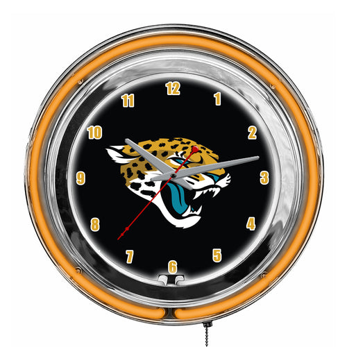 Jacksonville Jaguars Neon Clock - 14