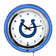 Indianapolis Colts Neon Clock - 14"